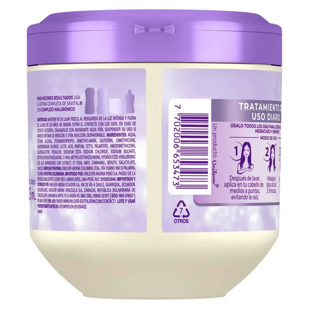 Savital shampoo with multivitamins and Savital styling cream with multivitamins and aloe vera (2 pack) 