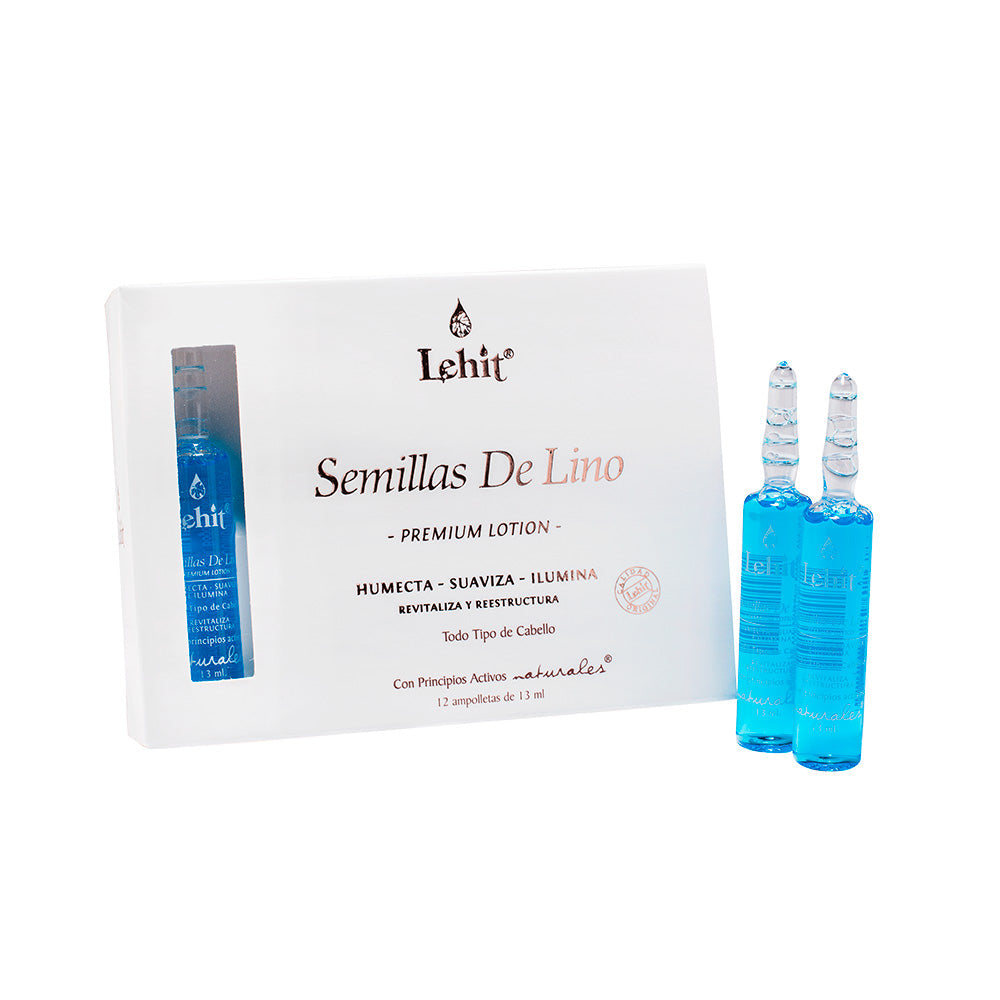Lehit Ampolletas Semillas de Lino Premium x 12 ampolletas