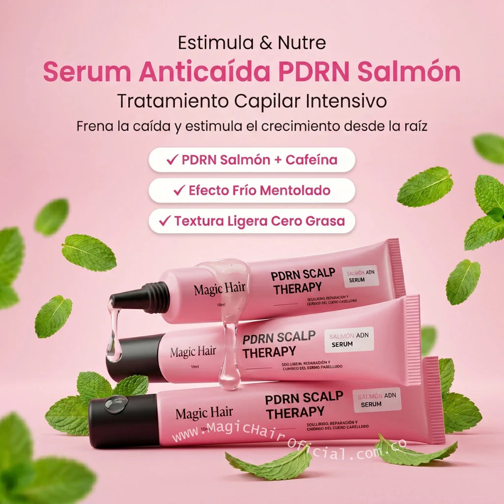 Magic Hair Serum Para El Cabello Anticaida Y Cafeína Raiz Debil 10 ml
