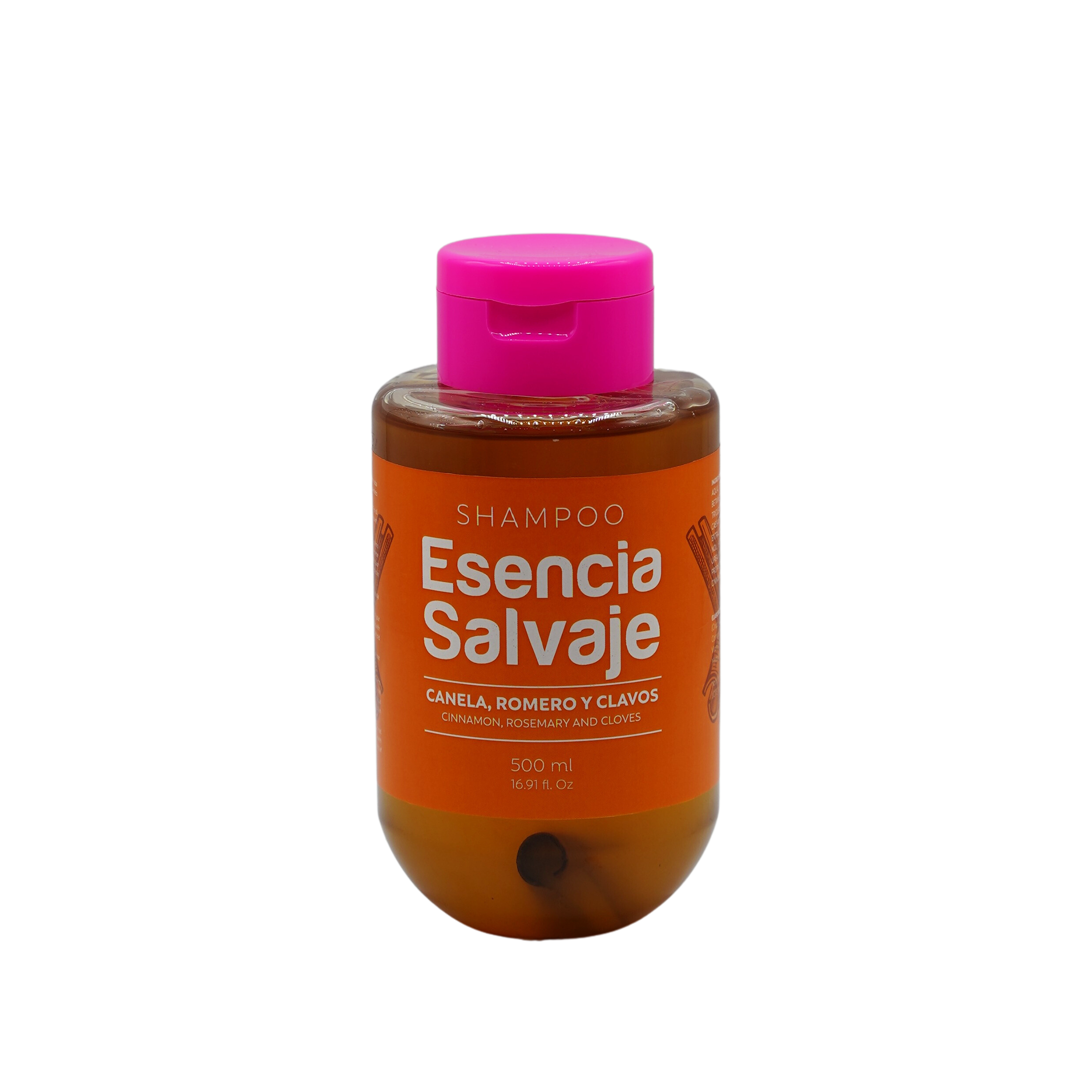 ESENCIA SALVAJE SHAMPOO CANELA, ROMERO Y CLAVOS x 500ml