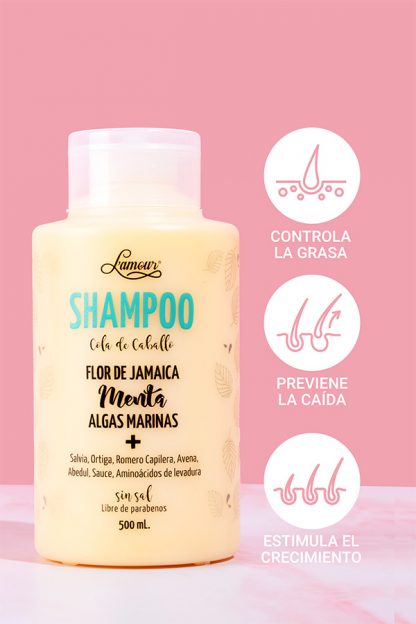 Lamour Shampoo Cola de Caballo 500ML