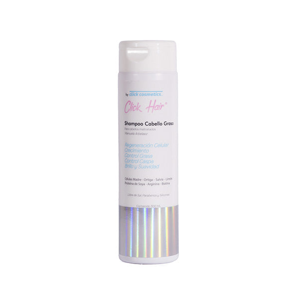 Click Hair Shampoo de Aji Para Cabello Graso - Shampoo cabello graso Click Hair 300ml