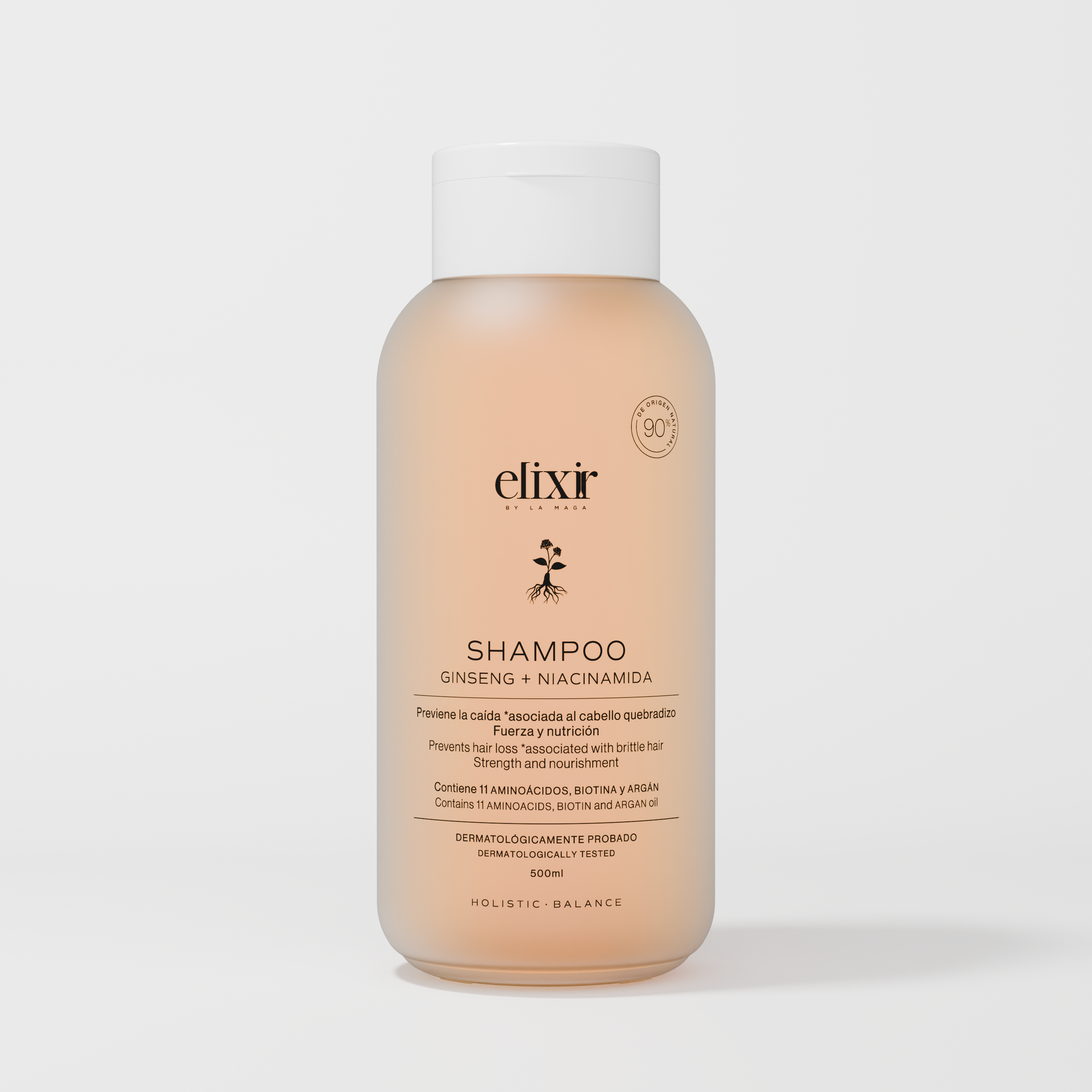 Elixir Shampoo Gingseng + Niacinamida x 500ml