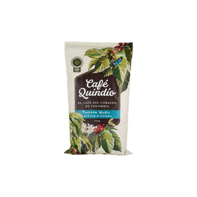 Cafe Quindio medium roast ground coffee x250gr