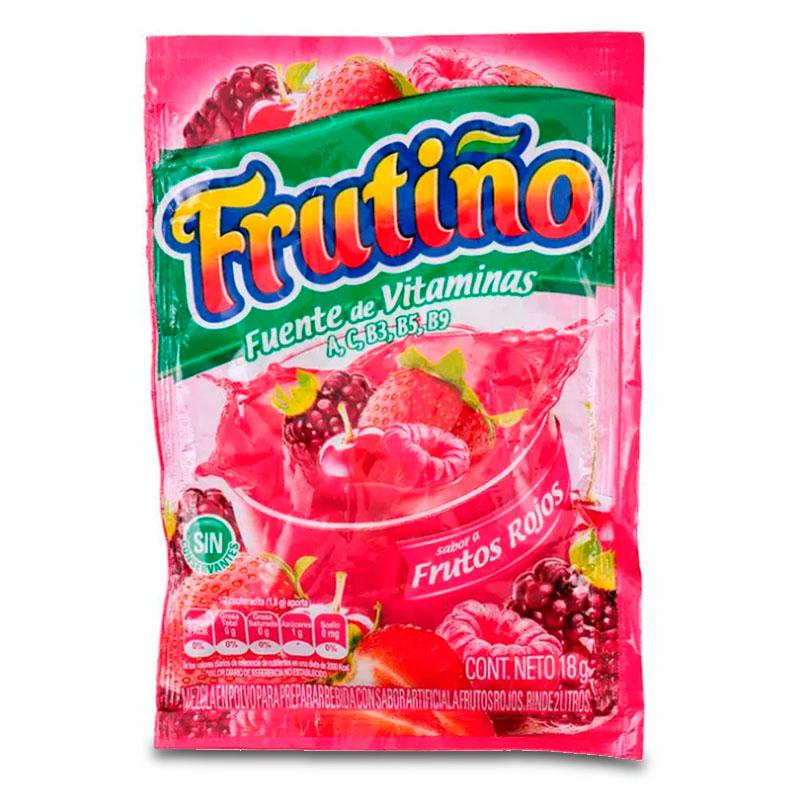 FRUTINO SOFT DRINKS RED BERRIES 18G