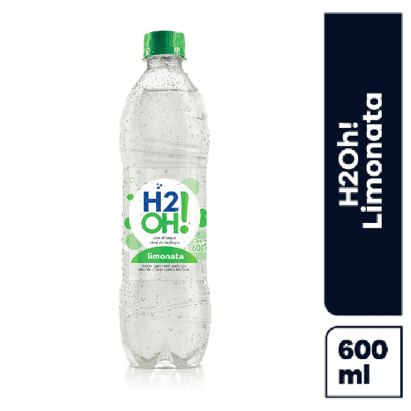 AGUA H2O SABOR LIMONATA X600ML
