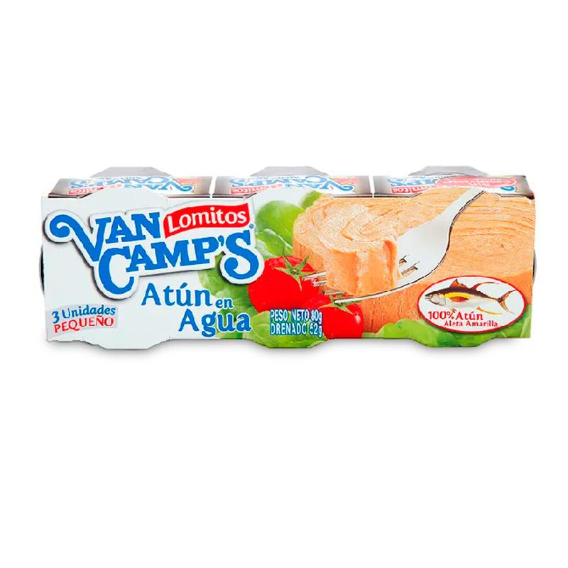 ATUN VANCAMPS AGUA 3unidades x80G