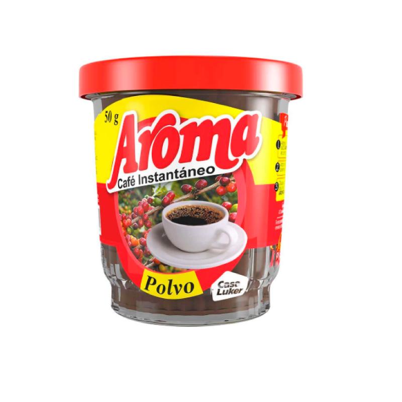 Aroma Cafe en polvo instantaneo x50gr - casa luker
