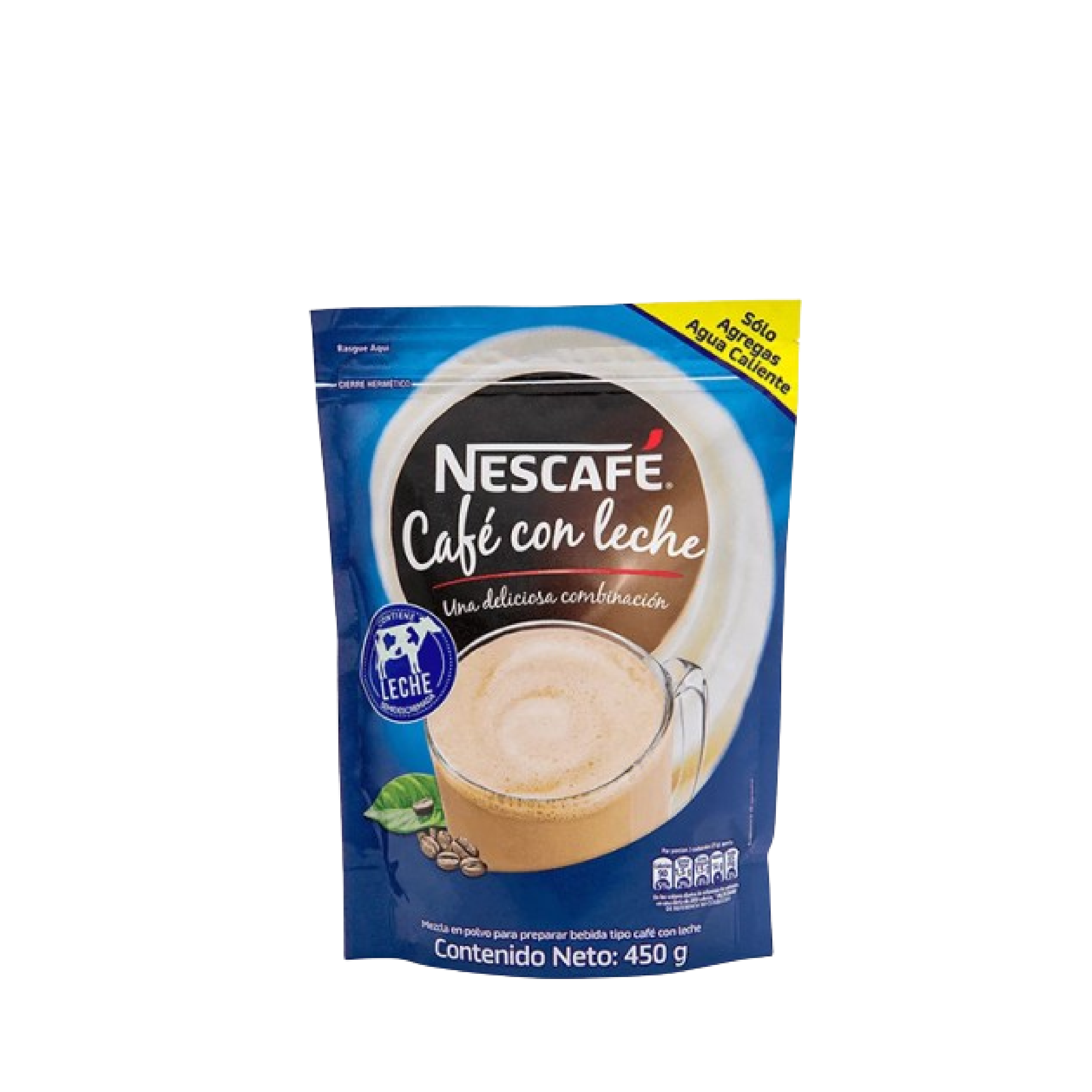 Nescafe cafe con leche soluble x450gr