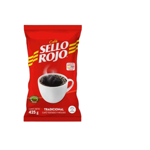 Sello rojo cafe tradicional bolsa x425gr