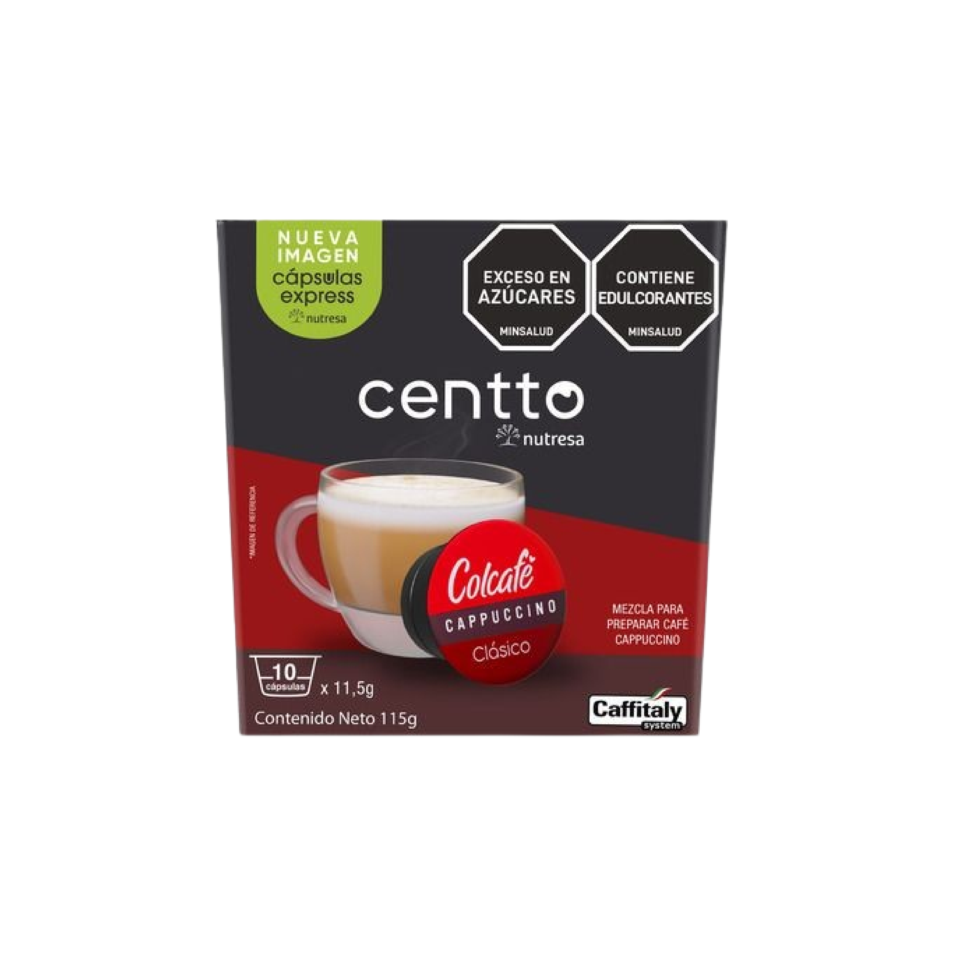 Colcafe cafe cappucino centto x10uni x11.5gr c/u