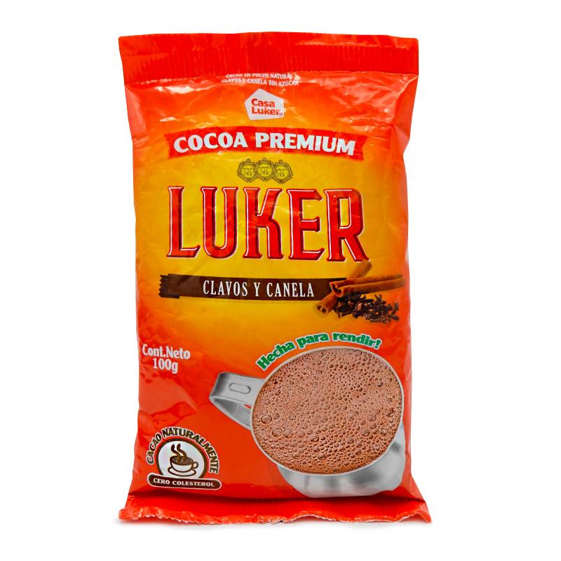 COCOA LUKER 100G CLAVOS Y CANELA