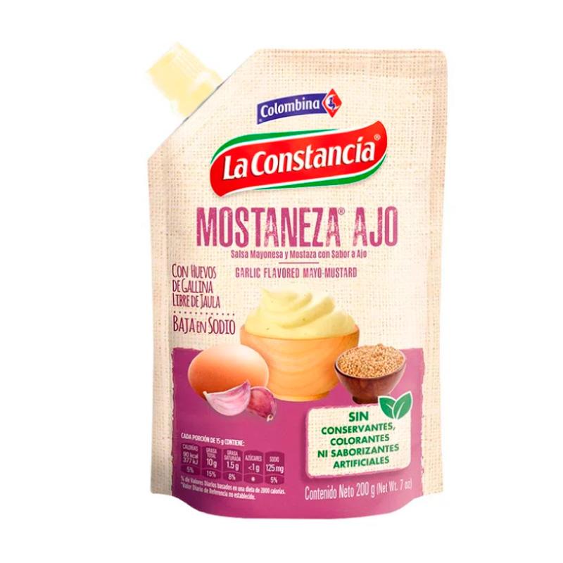 LA CONSTANCIA MOSTANEZA AJO X200GR