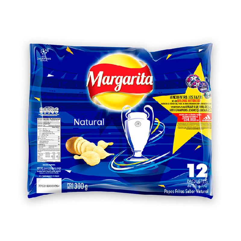 PAPA MARGARITA 12U 300G NATURAL