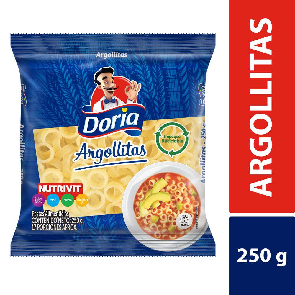 DORIA ARGOLLITA PASTA 250G