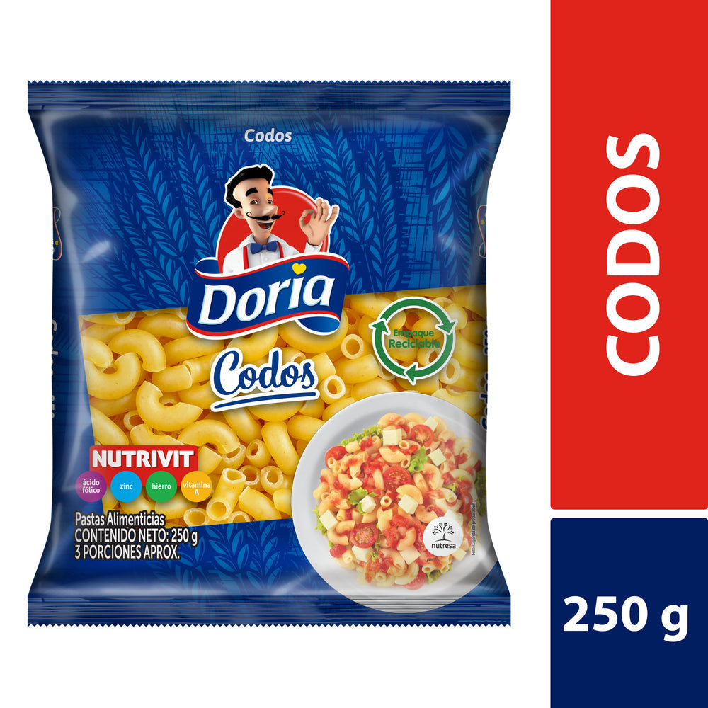 PASTA DORIA CODO 250G