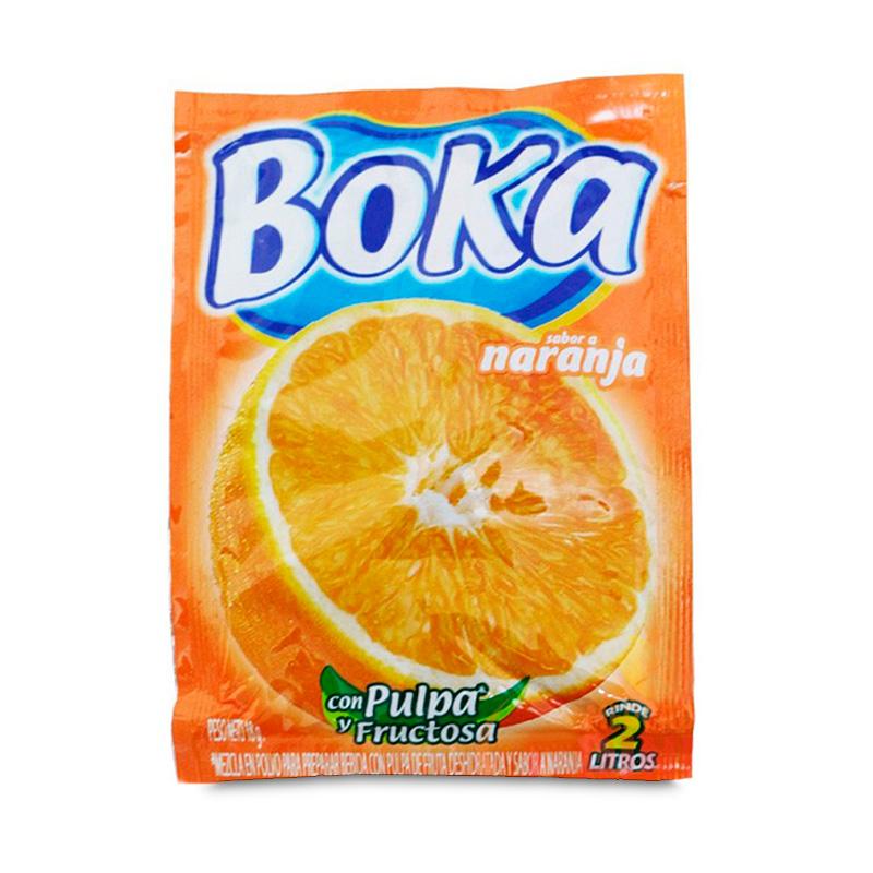 BOKA SOFT DRINKS 18G 2L ORANGE
