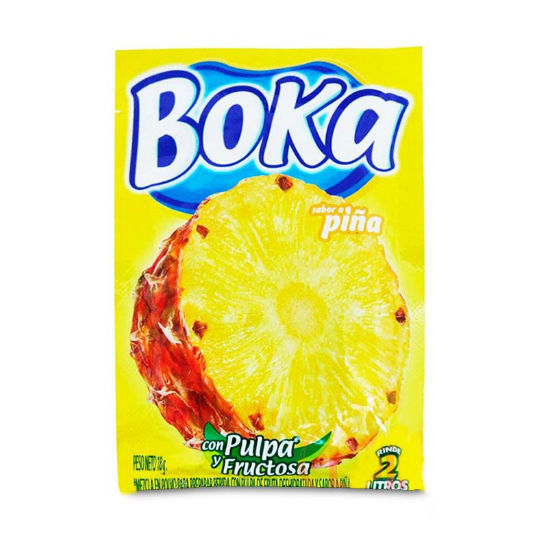 BOKA SOFT DRINKS 18G 2L PINA