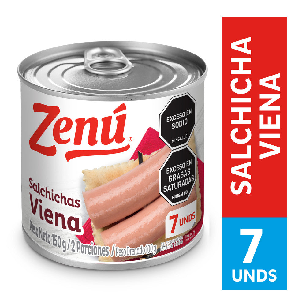 ZENU SALCHICHA VIENA x150G