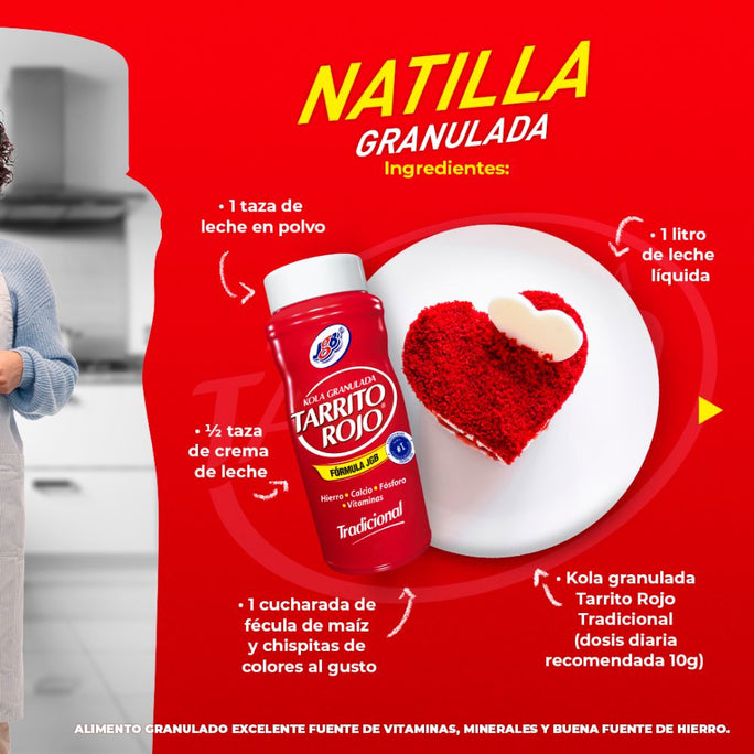 Suplemento Multivitaminico y Emulsion de Scott (2 pack) Kola Granulada Tarrito Rojo y emulsion de scott multivitaminico kola granulada tarrito rojo original tarrito rojo colombiano food