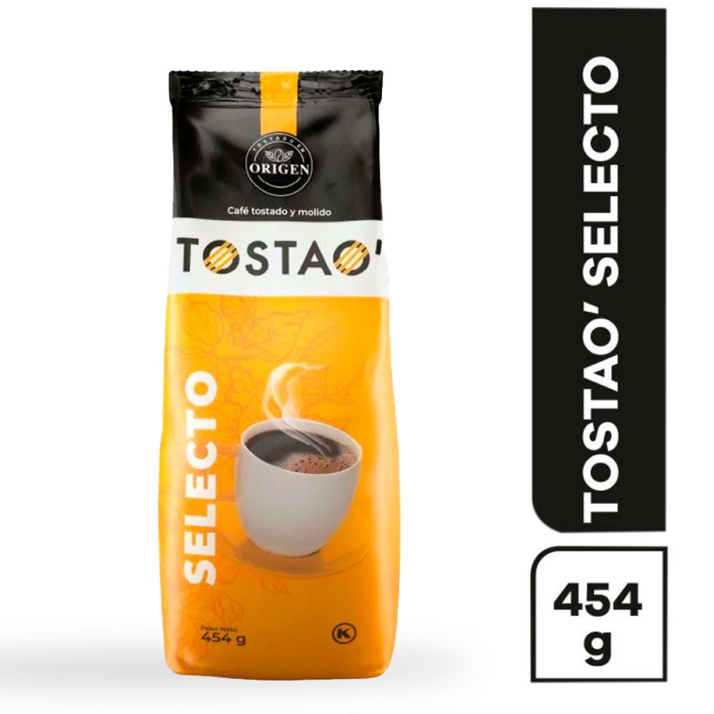 Cafe Tostao Selecto Molido 454g (2 pack)