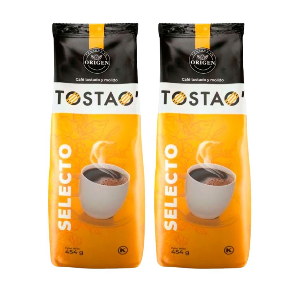 Cafe Tostao Selecto Molido 454g (2 pack)