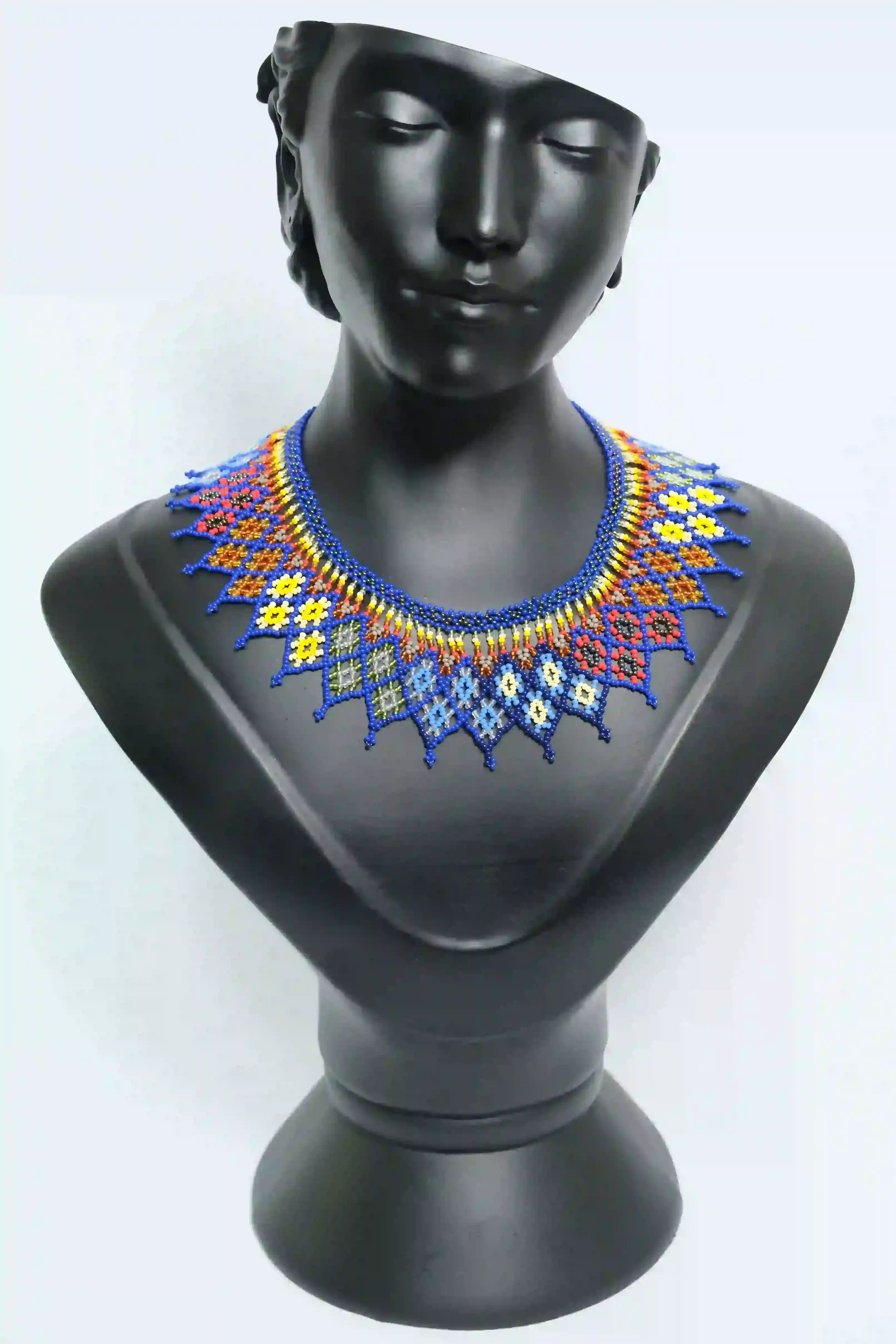 Collar Royal Bloom Artesanal de Mostacillas Multicolor A4-02