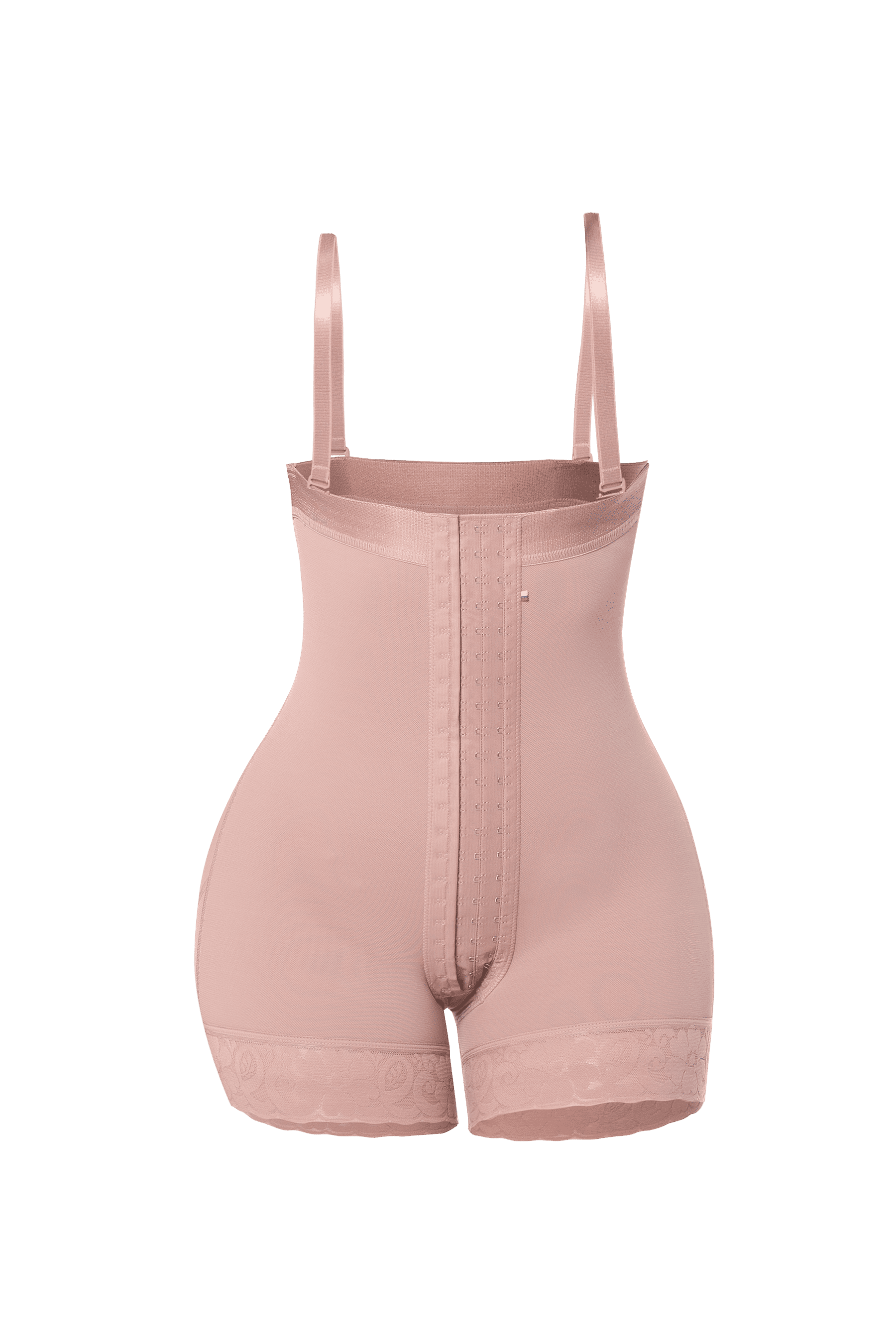 Curvia Faja Valeria strapless cachetera con Broche Cocoa