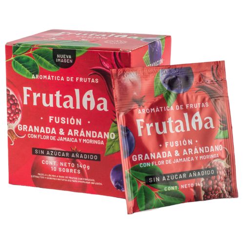 Liquid herbal fruit tea (30 tea bags) Frutalia aromatica de frutas colombia Fruit Tea Sampler, Pomegranate Blueberry, Peach Caramel and herbal fruits, aromaticas