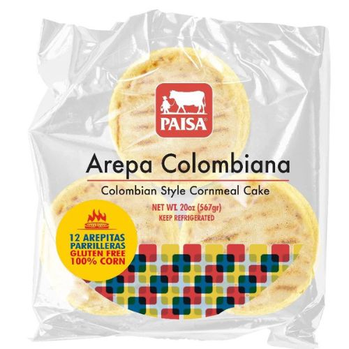 Arepita Colombiana Parrillera Precocida - Colombian Style Mini Cornmeal Cakes Pre Cooked