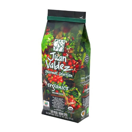 Juan Valdez Coffee Organic Gourmet Medium Roast Ground Colombian Coffee 10Oz/ 283Gr - Café Premium Molido Tostado
