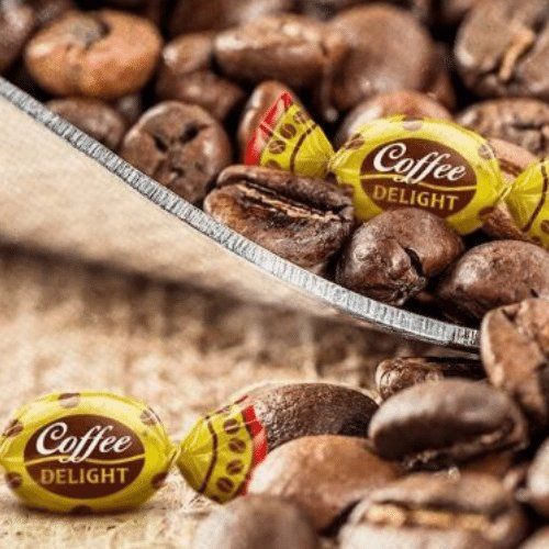 Coffee Delight Caramelo duro con Cafe Colombina Snack 190g - 50 unid (1 pack)