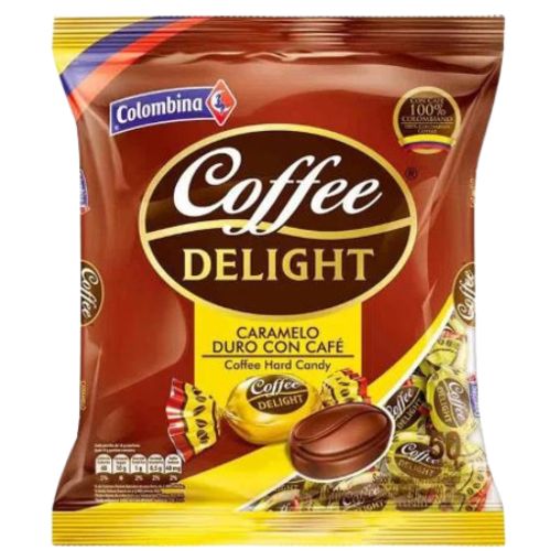 Coffee Delight Caramelo duro con Cafe Colombina Snack 190g - 50 unid (1 pack)