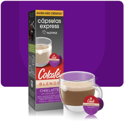 Colcafe Coffee Pods Instant coffee Latte  Colcafe Capsulas  Latte