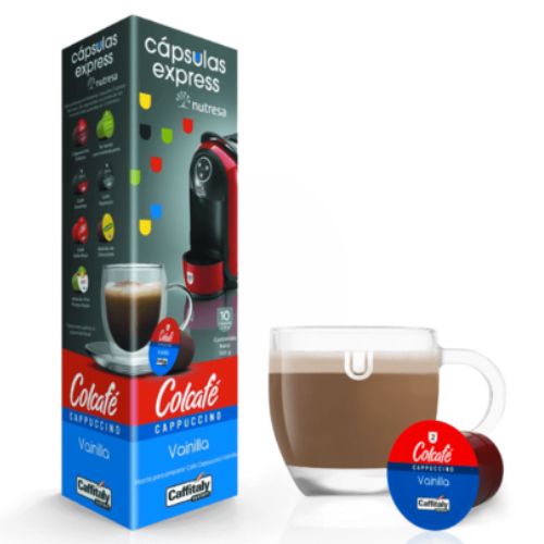 Colcafe Cappuccino Capsulas Express Vainilla Cafe - 10 unid (1 pack)