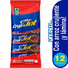 Chocolate Bar with Crunchy Rise a colombian candy chocolate bar Chocolatina Cruji Jet Pequeña Package of 12 producto colombiano online