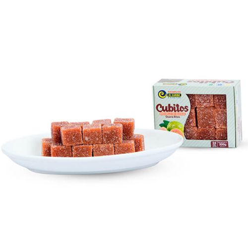 Cubitos de Bocadillo de Guayaba El Caribe 24 Unds 300gr Snack