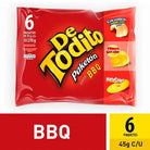 Detodito Colombiano BBQ Each pack comes with Pork Crackling, crispiest potato chips & plantain chips with BBQ flavor snacks for Snack lovers Colombian snack mecato colombiano Colombian food Colombian Candy.