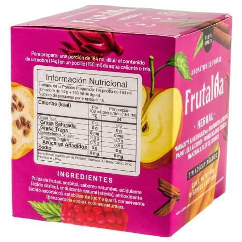 Liquid herbal fruit tea (30 tea bags) Frutalia aromatica de frutas colombia Fruit Tea Sampler, Pomegranate Blueberry, Peach Caramel and herbal fruits, aromaticas