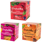 Liquid herbal fruit tea (30 tea bags) Frutalia aromatica de frutas colombia Fruit Tea Sampler, Pomegranate Blueberry, Peach Caramel and herbal fruits, aromaticas food