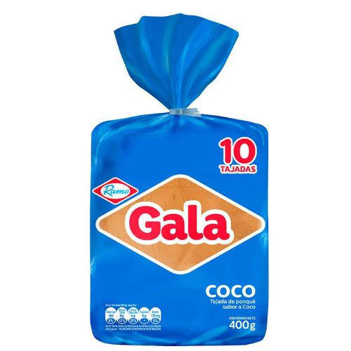 Ponque Gala Ramo Coco x 400gr food