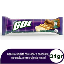Chocolatina Gol (3 pack) Colombian chocolate snack biscuit bar called Chocolatina Gol dulce colombiano Colombian candy online producto colombiano