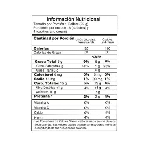 Galleta Wafer x 10 unidades x 220gr