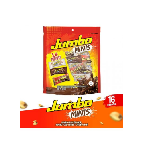 Jumbo Mini Chocolates 16 Snack Units