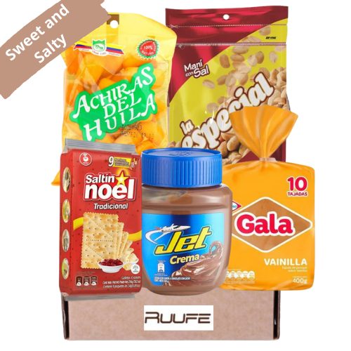 Sweet and Salty snack kit Colombian Food Comida Colombiana Dulce Colombiano