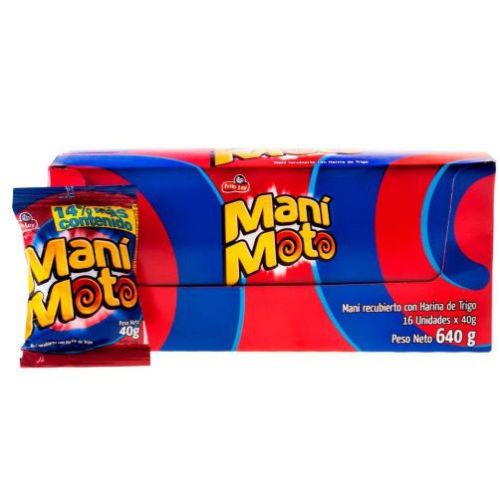 Maní Moto El Original - Box with 12 pieces