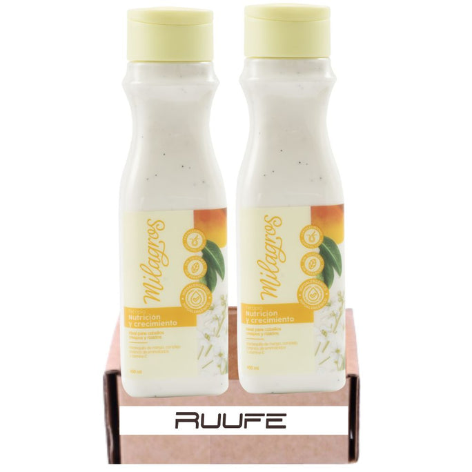 Milagros Tratamiento (2 pack) Ideal para cabello rizado Milagros Colombia tratamiento para cabellos crespos y risos milagros tratamiento capilar