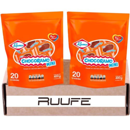 Chocoramo Mini (2 pack - 40 Mini Chocoramo) a mini snack cake Cover with Chocolate colombian food mekato colombiano Chocorramo comida colombiana colombian snack