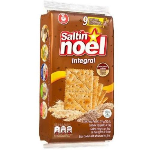 Galletas Saltin Noel Integral 9 Porciones 216 gr Food