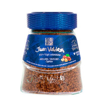 Juan Valdez Hazelnut Instant Coffee Freezed Dried (95gr/3.3 Oz) Café Juan Valdez Soluble Liofilizado Avellana